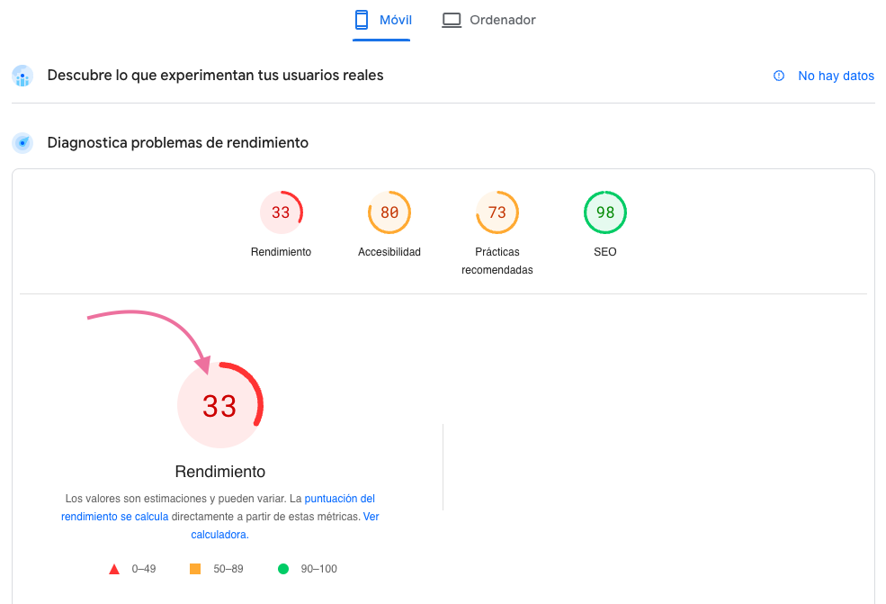 Inteligencia artificial analizando una web para detectar errores SEO